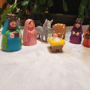 Vintage Fisher Price Nativity Figures